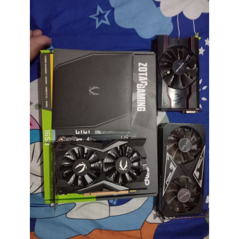 VGA GTX 1650 ZOTAC 4GB DDR6 BEKAS SEPERTI BARU SEGEL