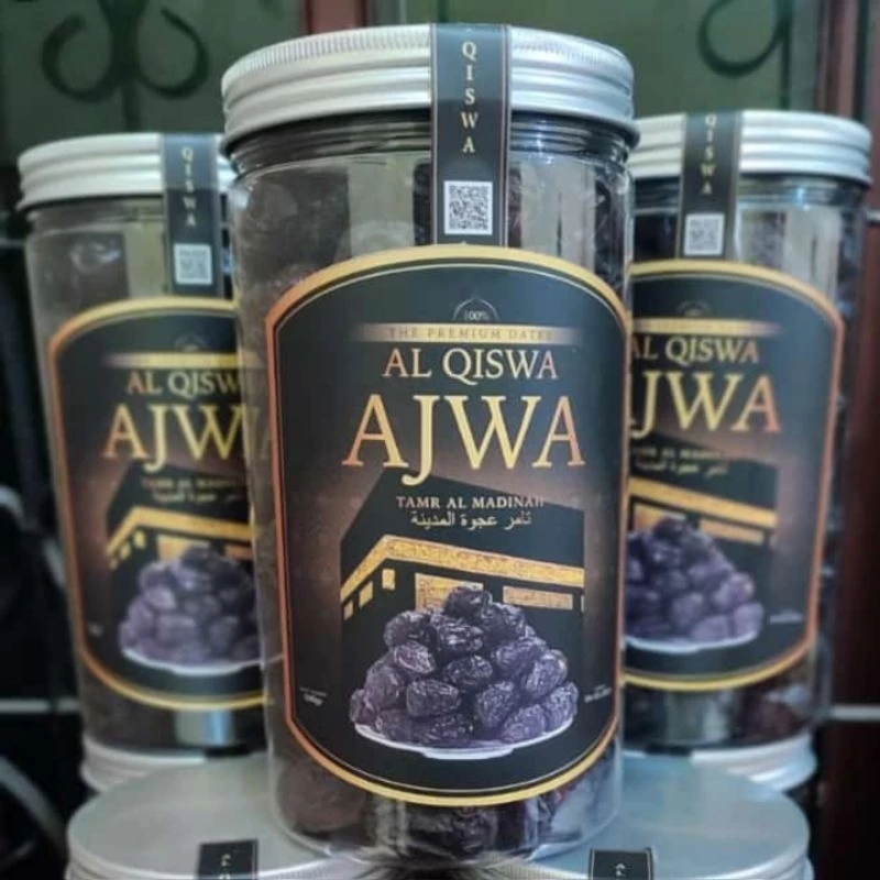 Kurma Ajwa - Kurma Nabi - Kurma Ajwa Kemasan Toples 500 Gram