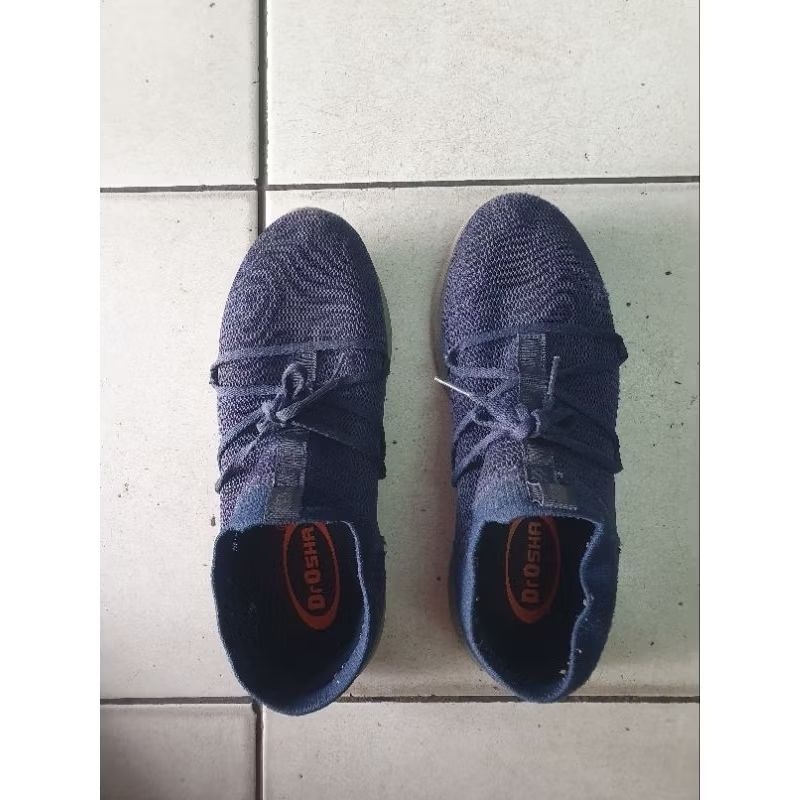 Sepatu Sketcher ORIGINAL Wanita Sport Gym Navy Seken Bekas Pakai Kondisi Bagus Ukuran 38