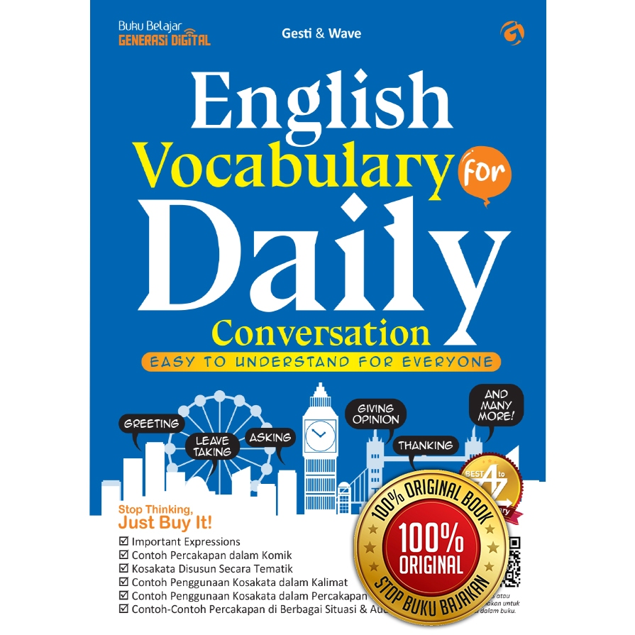 Genta Group Kamus Bahasa Inggris untuk Percakapan Sehari-hari [ENGLISH VOCABULARY FOR DAILY CONVERSA