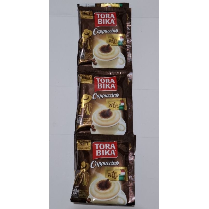 

kopi torabika cappucino 1 renceng 10 pcs