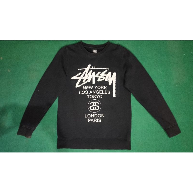 CREW NECK STUSSY