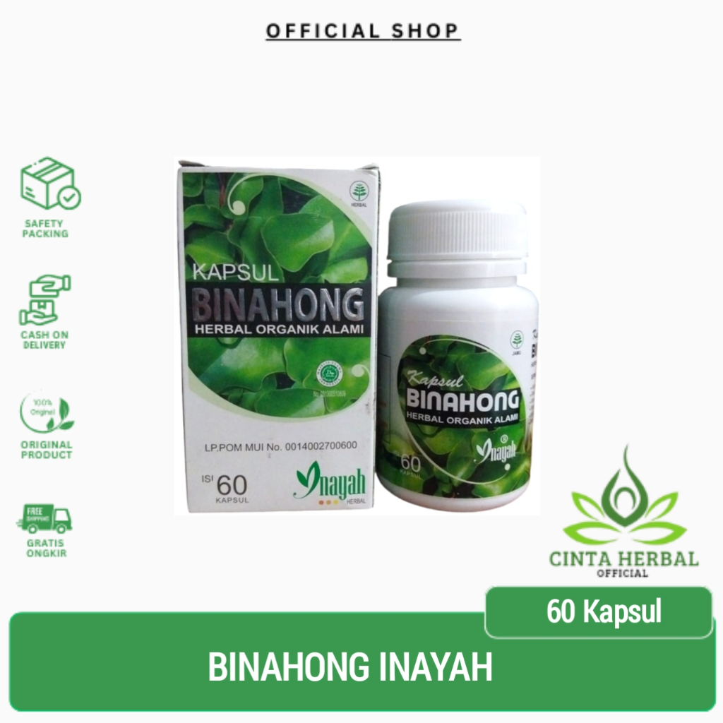 Kapsul Binahong INAYAH 60 Kapsul