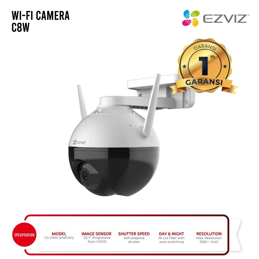 EZVIZ C8W 4MP SMART HOME OUTDOOR PTZ CAMERA