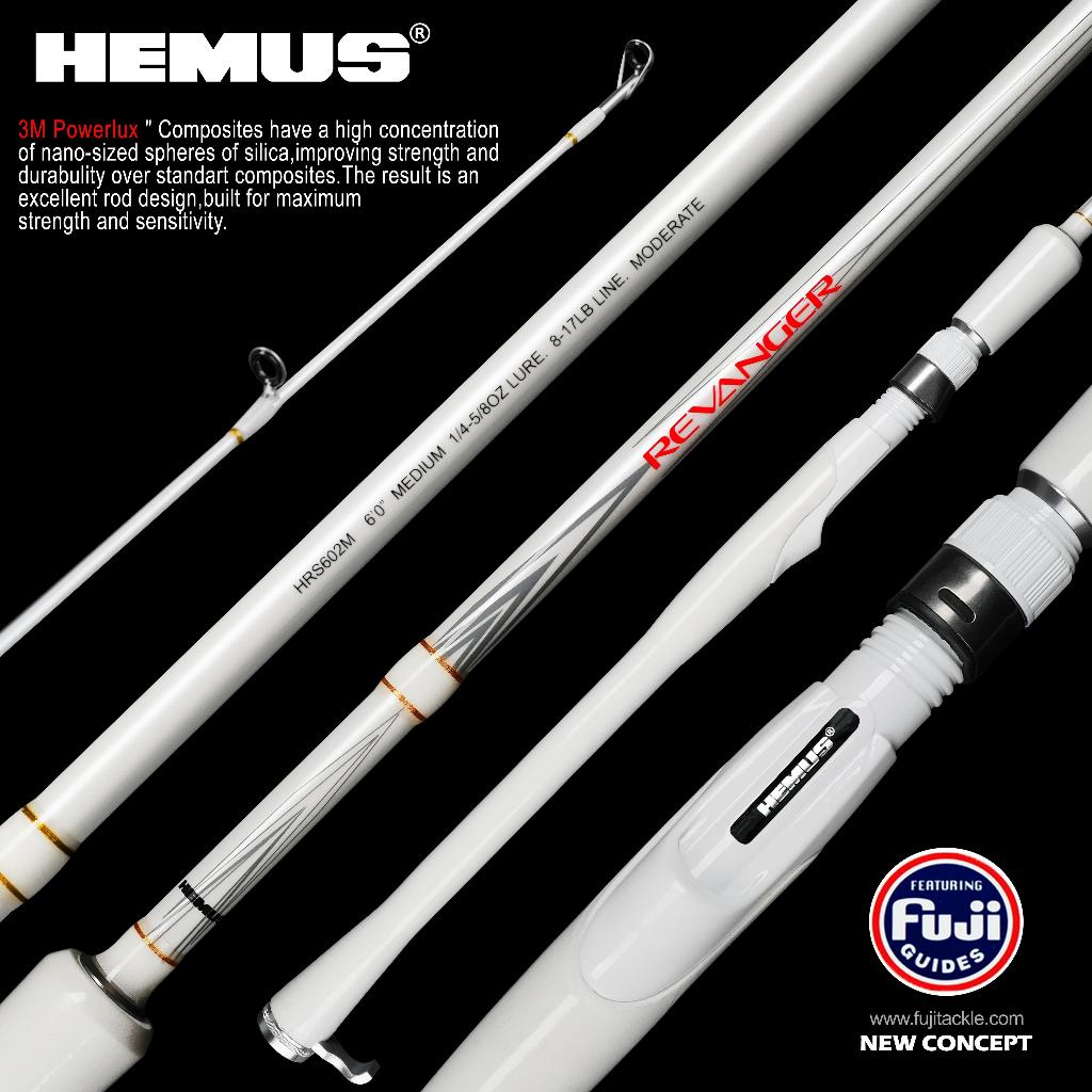 Joran Pancing Fuji Ring Hemus Revanger 602M New Concept - Free Tabung Packing
