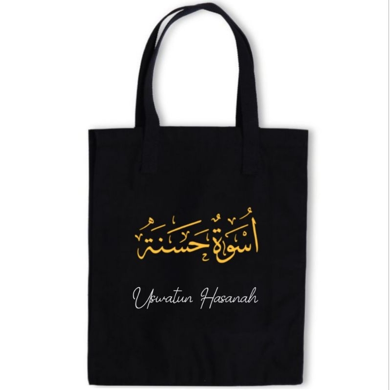 Totebag custom kaligrafi nama