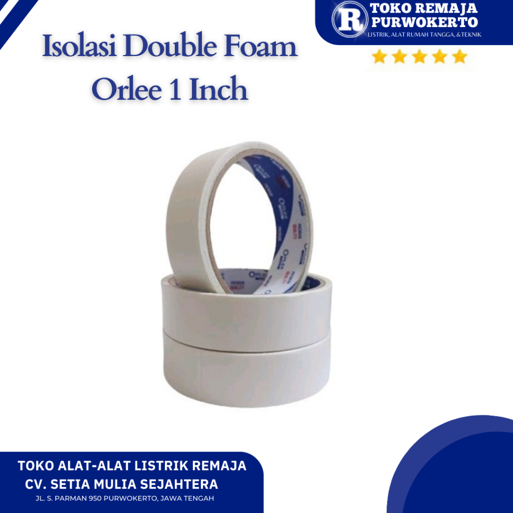 

Isolasi Double Foam Orlee 1 Inch
