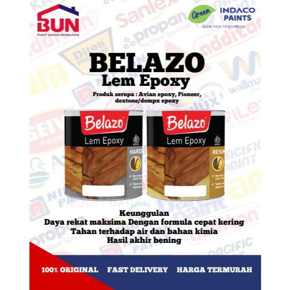 Lem Epoxy 2 Komponen - Lem tangki motor - Lem Epoksi Resin Hardener 340gr - Lem Epoxy Belazo