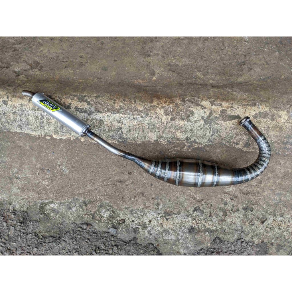 Knalpot Ninja R SMR Jogja Plat Leher Cacing