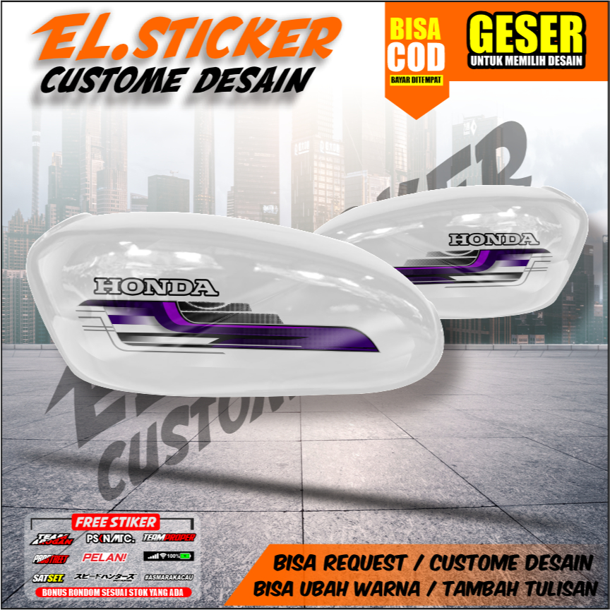 STRIPING CB100 STICKER CB100 UV TRANSPARAN, STICKER VARIASI HONDA CB 100 STRIPING CB125 TRANSPARAN 1