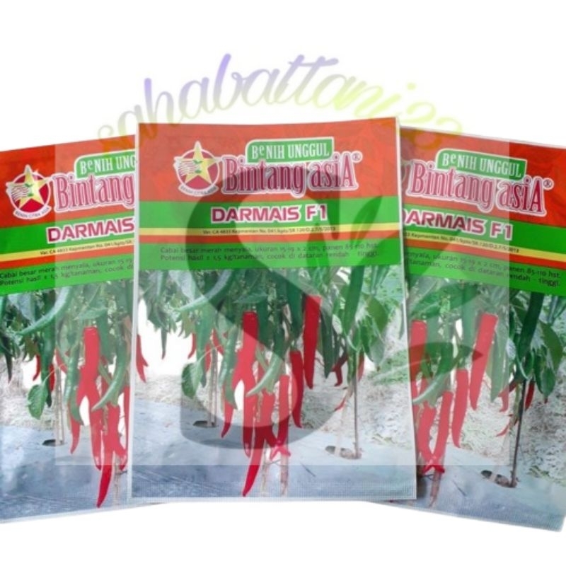 Benih cabe Besar DARMAIS F1 berat 10gram
