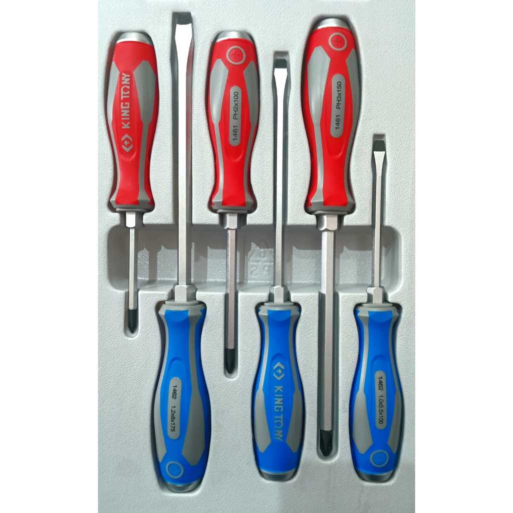 OBENG SET 6 PCS TEMBUS KING TONY