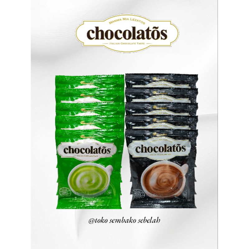 

Chocolatos Drink Rasa Coklat Dan Matcha || Kemasan 27gr || 1 Renteng Isi 10 Pcs