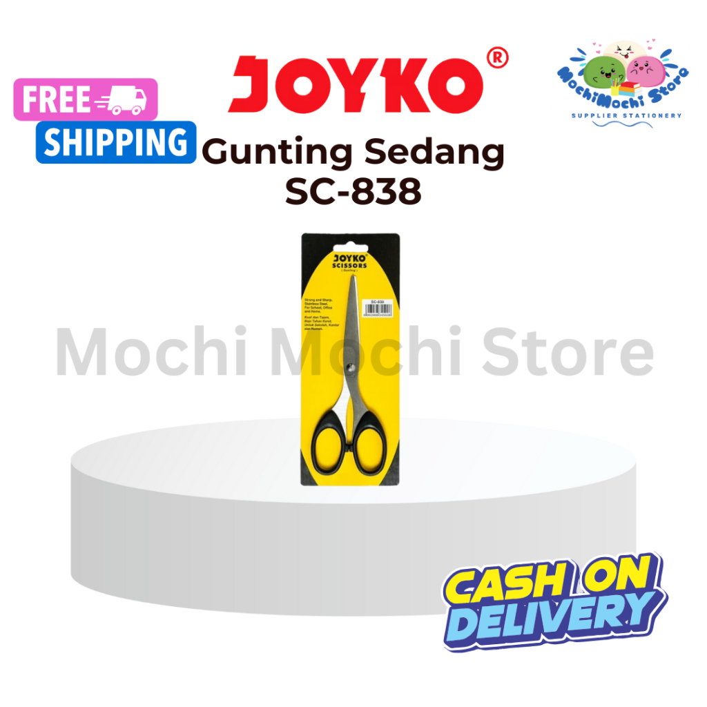 

Gunting Joyko Sedang SC-838 | Scissors Joyko | Gunting Sedang | Gunting Sedang JOYKO Scissors Stainless Original