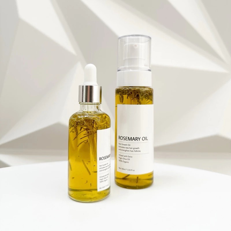 PROMO INFUSED ROSEMARY OIL 5 IN 1 HERBS (FREE GIFT) PENUMBUH RAMBUT DAN SOLUSI RAMBUT RONTOK 50ML &
