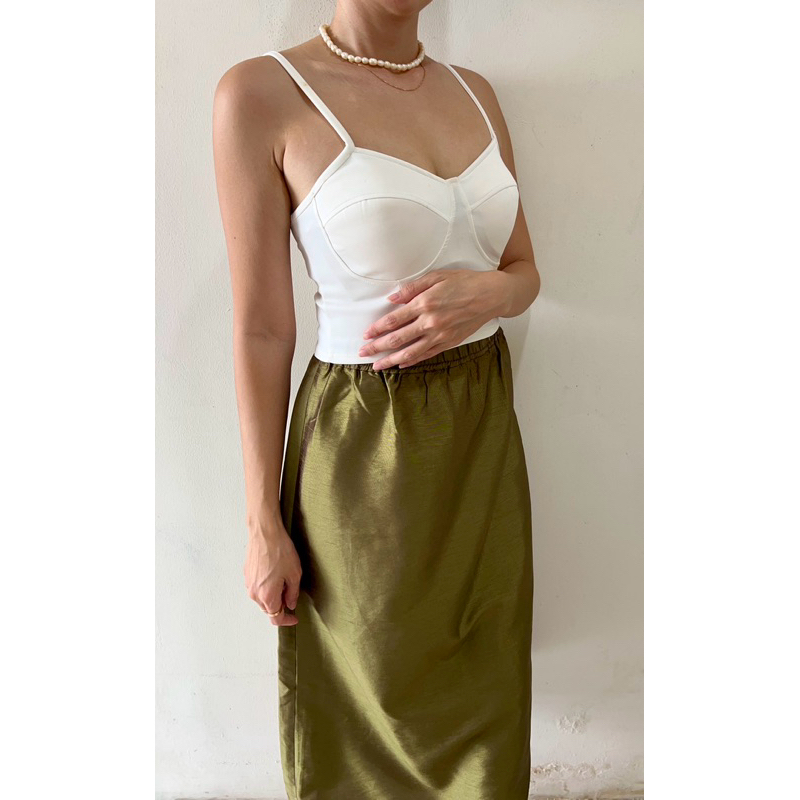 [PRELOVED] Midi Skirt | Rok Midi