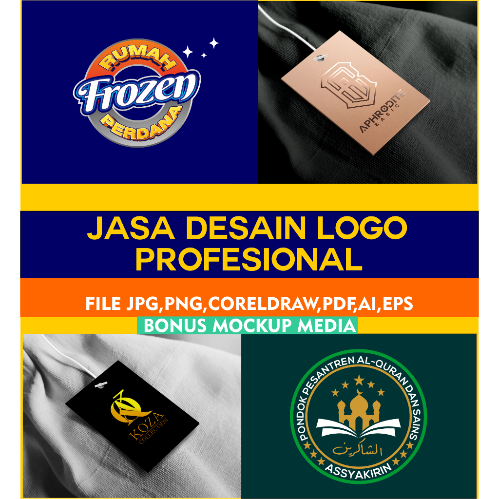 JASA DESAIN LOGO/JASA DESAIN LOGO PROFESIONAL/LOGO UMKM