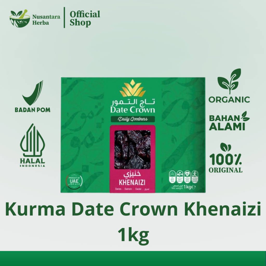 

Kurma Date Crown Khenaizi Khenizi 1kg Premium Original