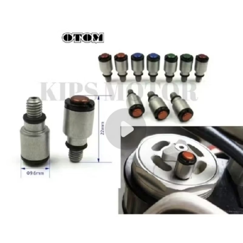 pentil buang angin airbleeder air bleeder usd upside down shock WP KTM 85 125 250 300 350 450 SXF EX