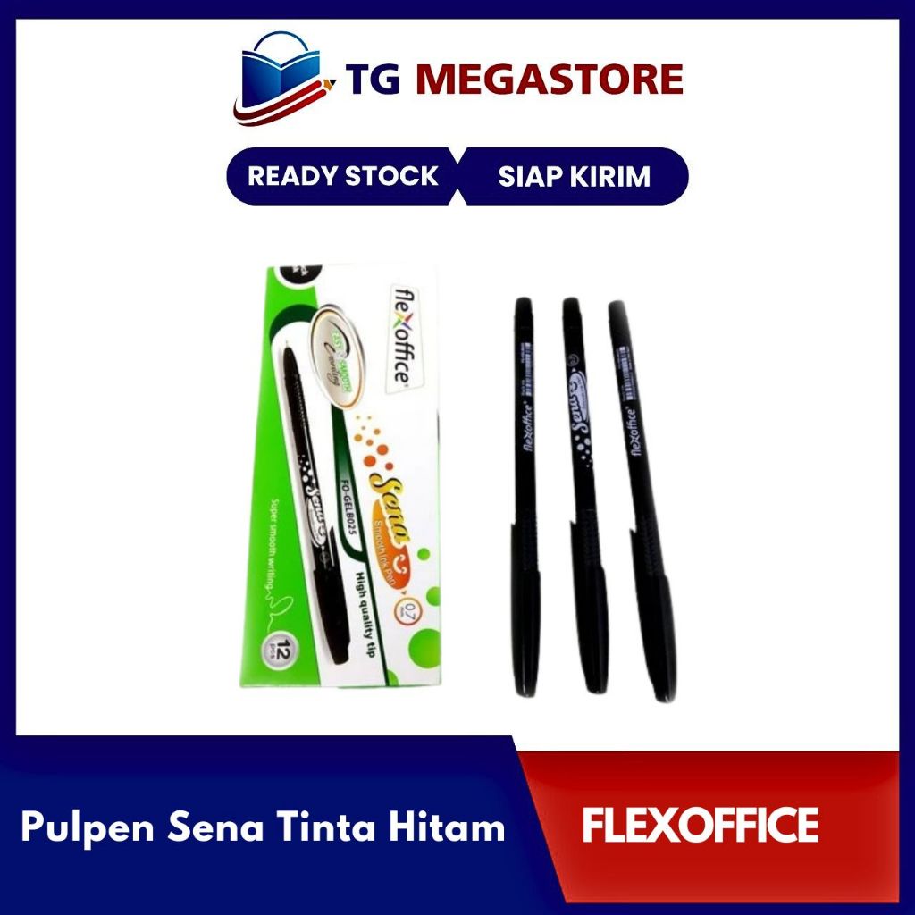 

Pulpen Flexoffice Sena Tinta Hitam