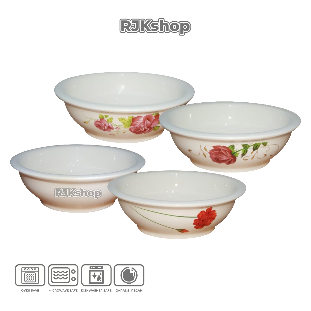 RJKshop MANGKOK KERAMIK BESAR TEBAL SUP KUAH BESAR 9INCH & 10INCH