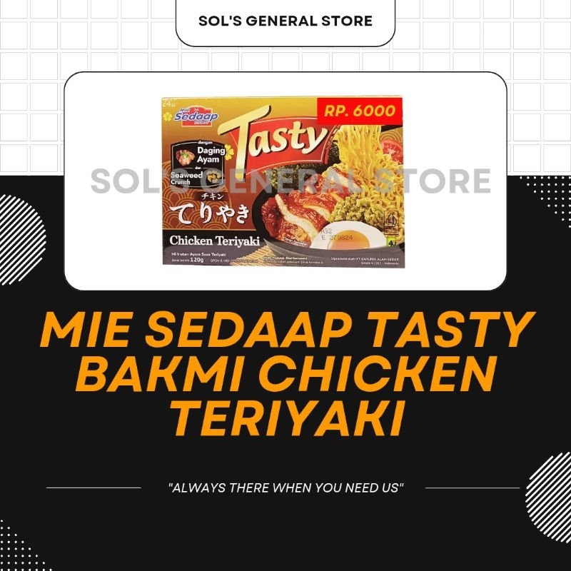 

Mie Sedaap Tasty Bakmi Chicken Teriyaki