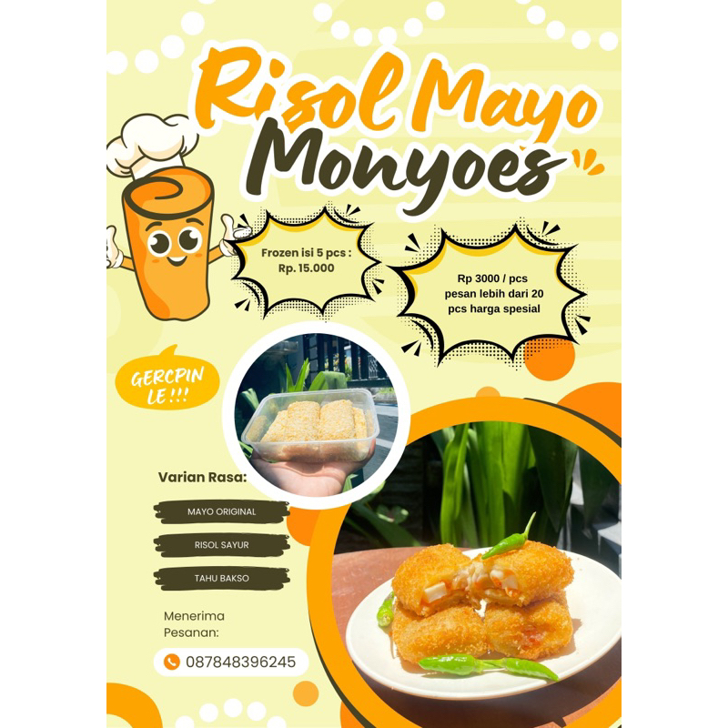 

Risol mayo froozen Monyoes