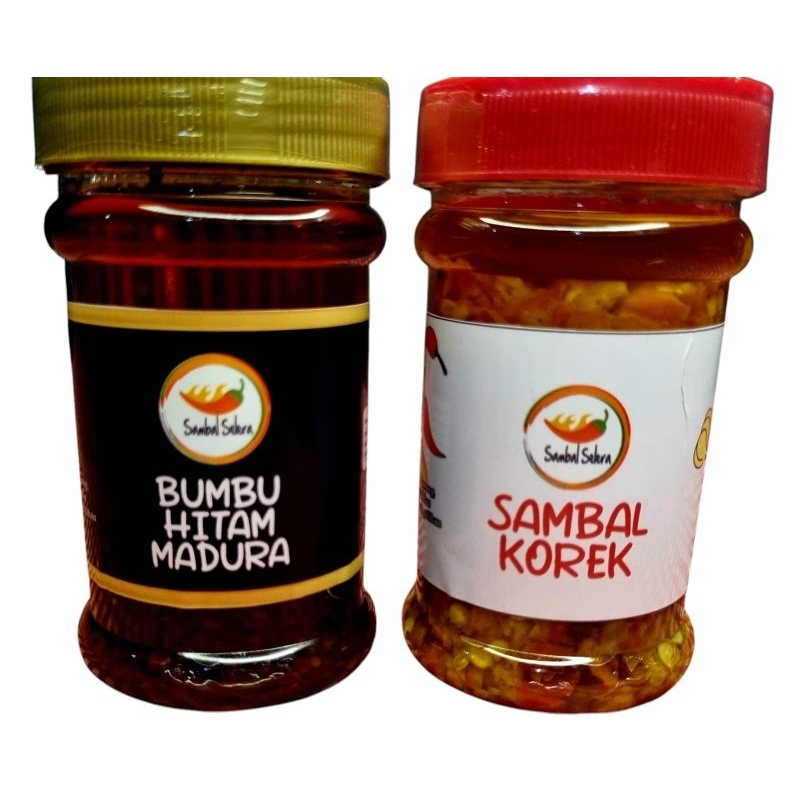 

(BUNDLING PROMO) SAMBAL KOREK DAN BUMBU HITAM MADURA -- COMBO SPESIAL