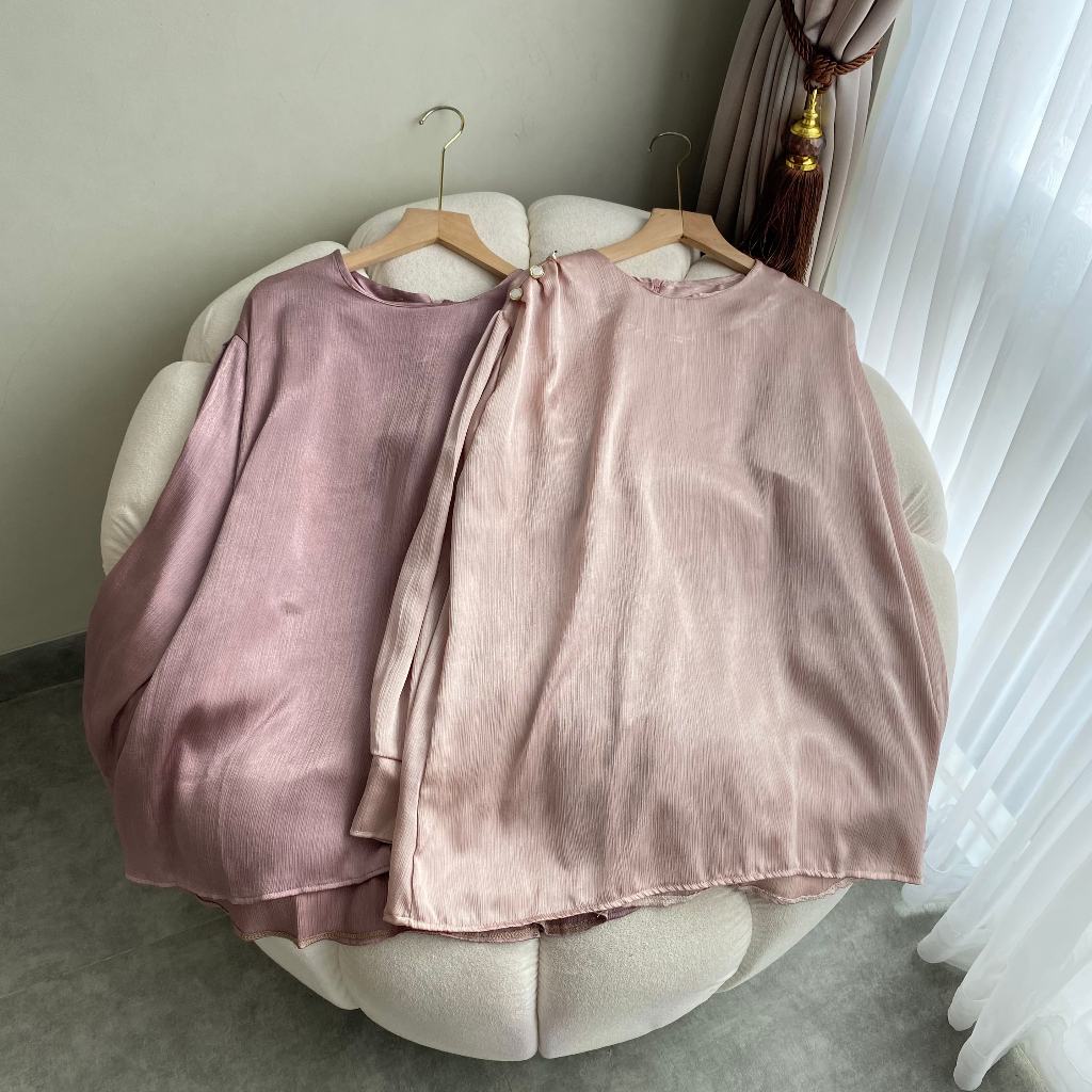 Atasan Wanita Sifa Basic Blouse Armani Silk Premium Armani Cradenza