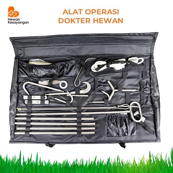Paket Alat Operasi Dokter Hewan Animal Husbandry And Veterinary Obstetrical Instrument Kit