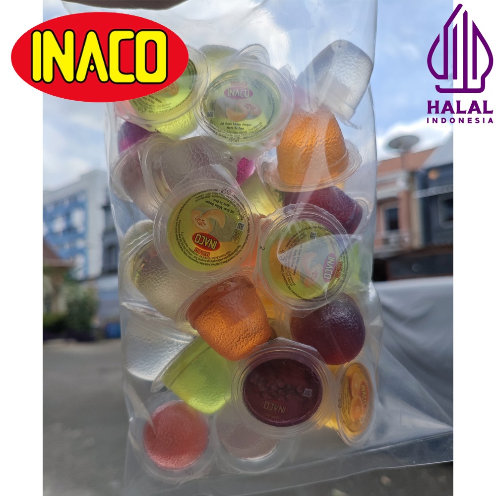 

Jelly Cup Curah 500gr INACO dan JELEBIT Superindo rasa Leci Anggur Strawberry Mangga Semangka