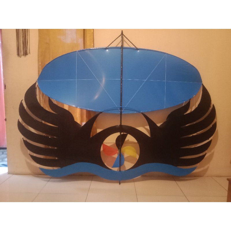 Layangan ram raman empet Turbo bakalan 200cm