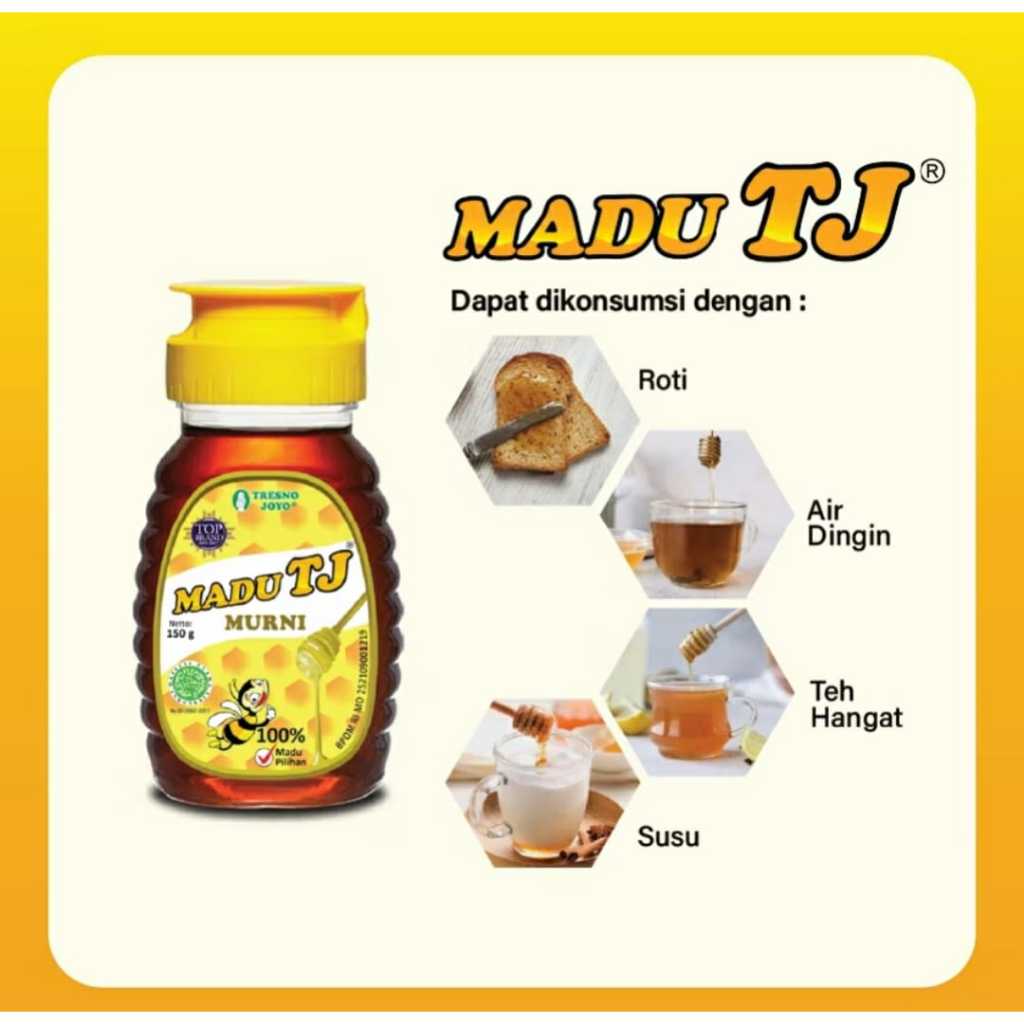 

Madu TJ Murni Tresno Joyo 150 gr / Madu TJ Murni Promo Murah