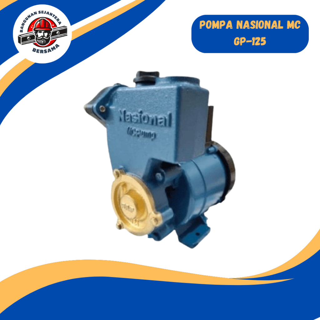 Mesin Pompa Air Nasional MC GP-125 / Pompa Air Sumur / Pompa Air Listrik