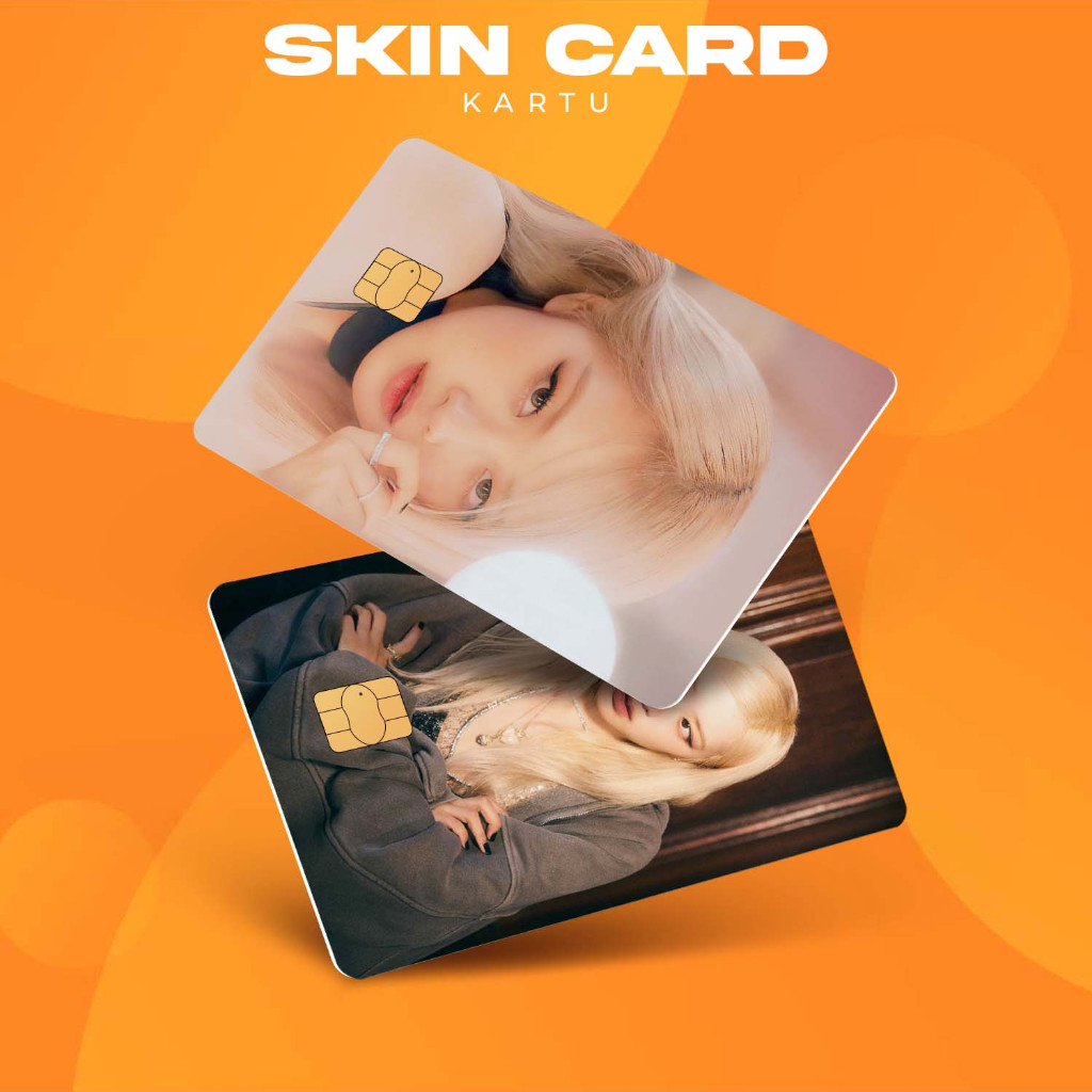 [BM Skin Card] - Stiker ATM Rose Blackpink  || Garskin | Cover ATM / E - Money / Flazz - Anti Air