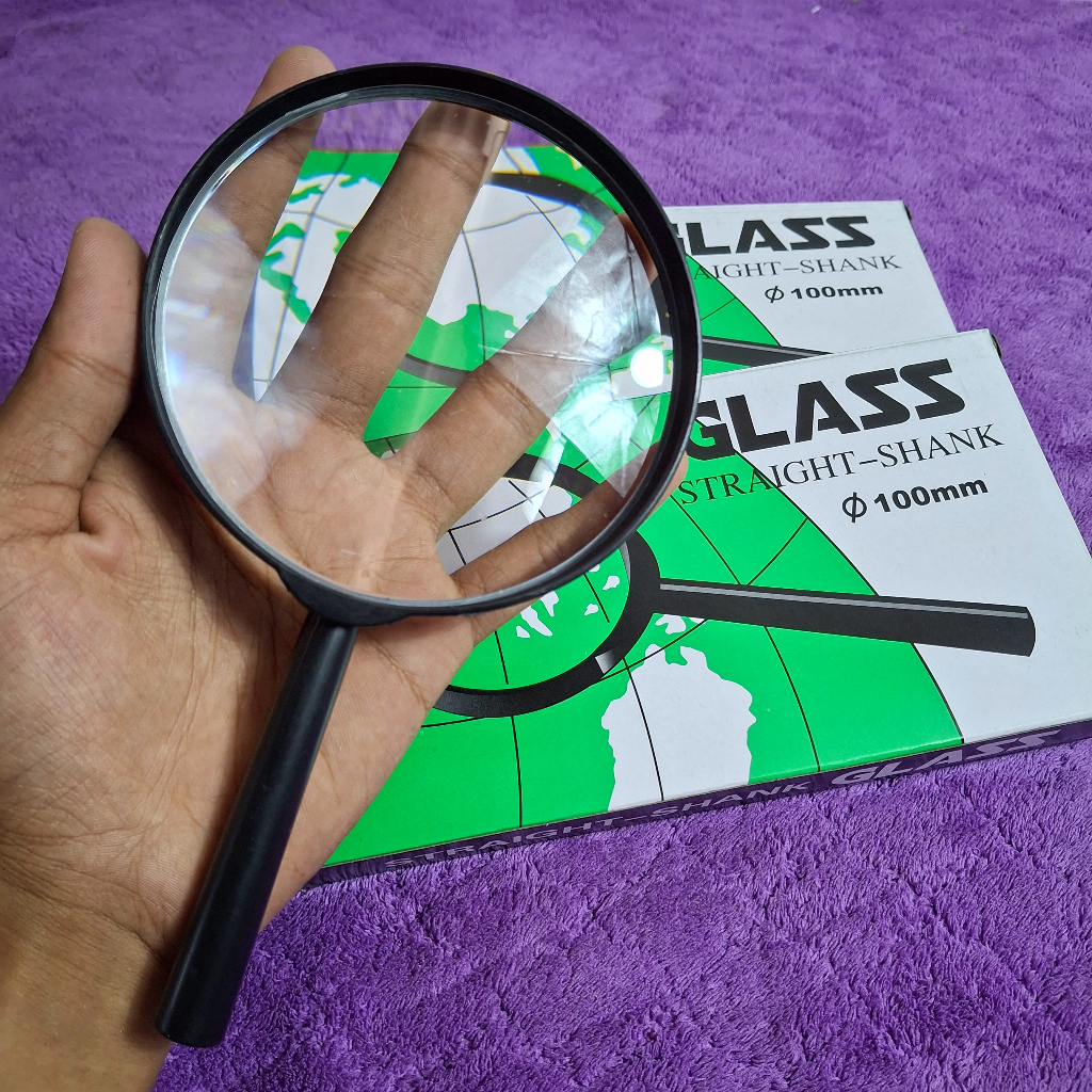 

KACA PEMBESAR /Magnifying LUP Glass STRAIGHT - SHANK 100 mm