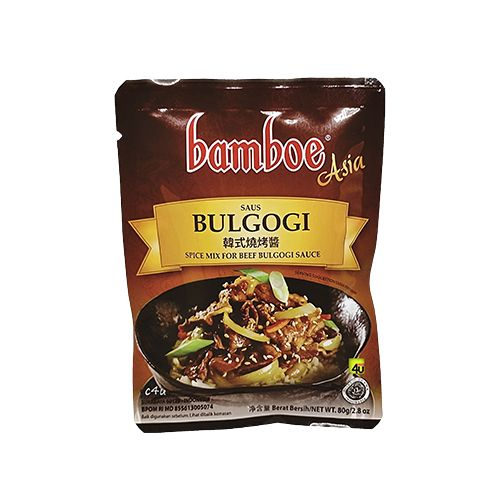 

bamboo saus buloggi Bamboe Bumbu Instant masakan asia Bulgogi 80 gr Halal