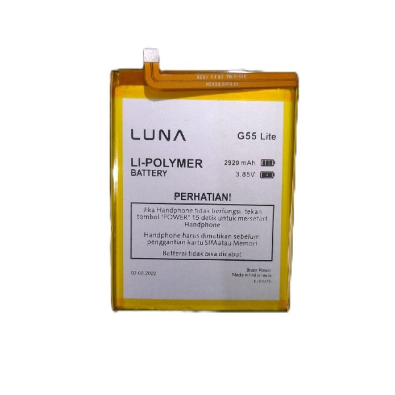 Baterai Luna G55 Lite Original