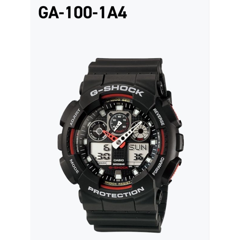 CASIO G-SHOCK GA-100-1A4DR / GA-100-1A1DR / GA-100-1A2DR