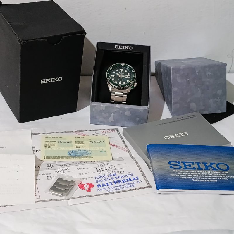 Seiko 5 Sport Green Hulk Type SRPD61K