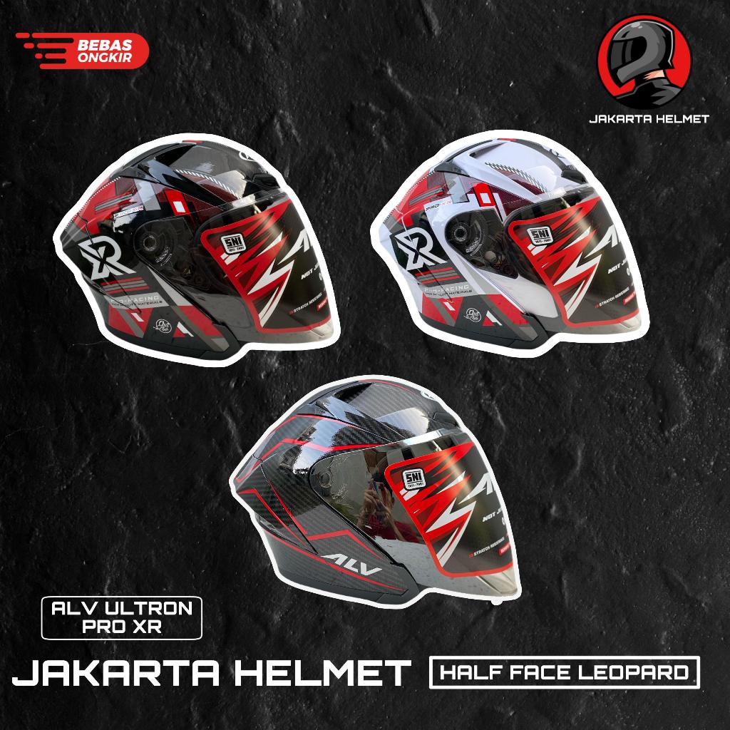 ALV ULTRON V2 XR MOTIF NEW / HELM HALF FACE MOTIF ALV ULTRON V2