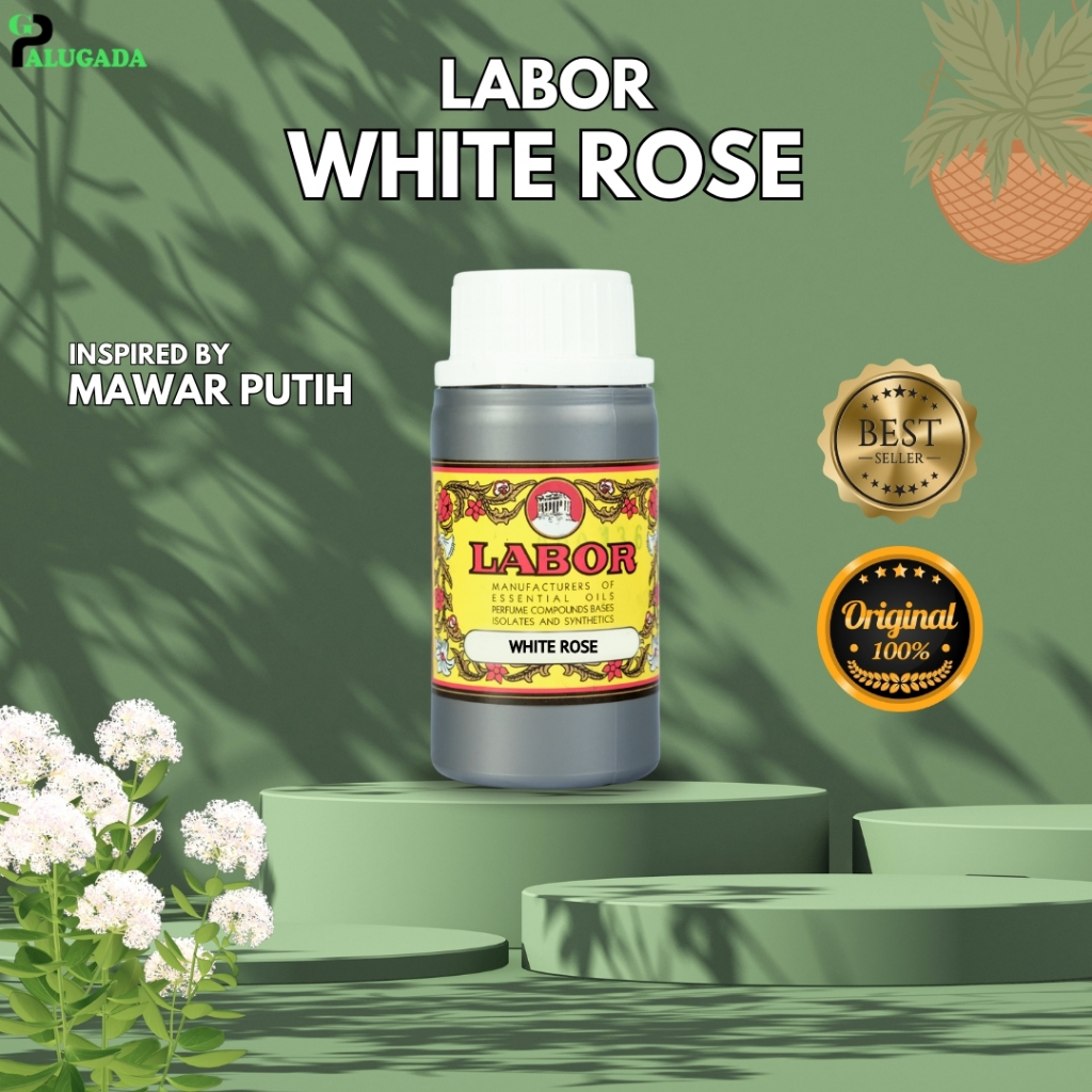 Bibit Parfum Murni WHITE ROSE LABOR 100ml SEGEL