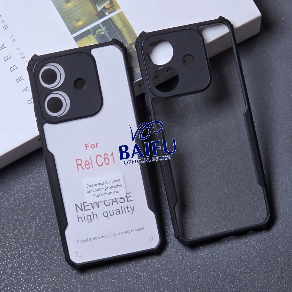 Realme Note 60 Realme Note 60X Case Fusion shockproof Transparan Casing Realme Note 60 Realme Note 6