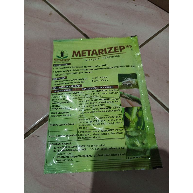 Insektisida metarizep 50gram