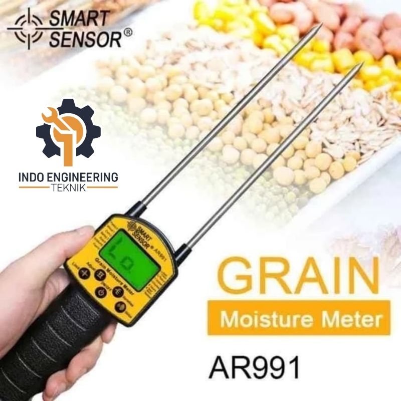 Grain Moisture Meter Smart Sensor AR991 kadar air beras gandum AR-991