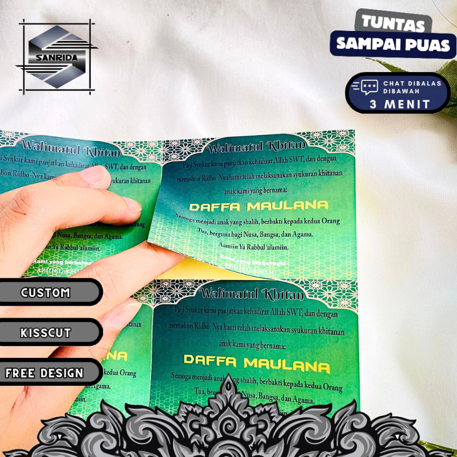 

Label Persegi Chromo Tasyakuran Khitanan Free Desain Sticker Syukuran Walimatul Khitan Sunatan