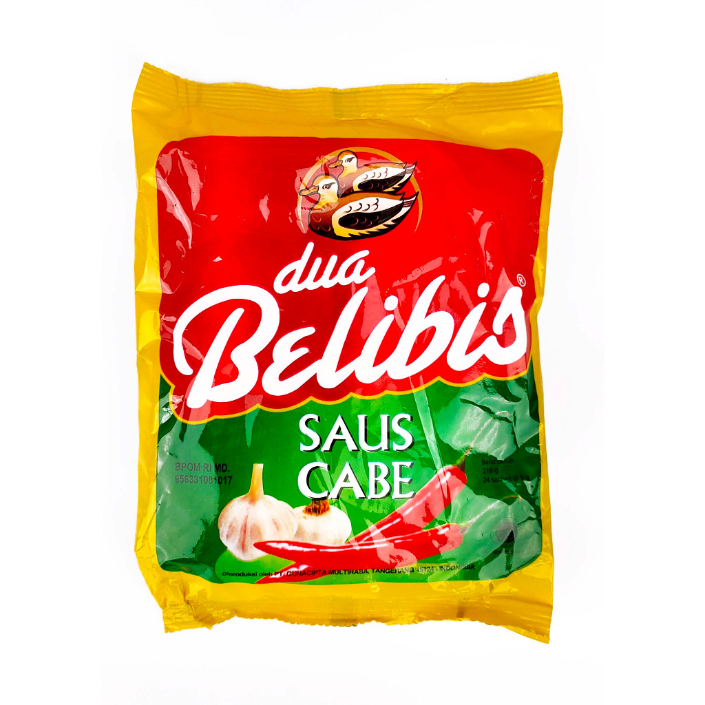 

Saus Sambal Cabe DUA BELIBIS Sachet isi 24 Pcs Chilli Sauce