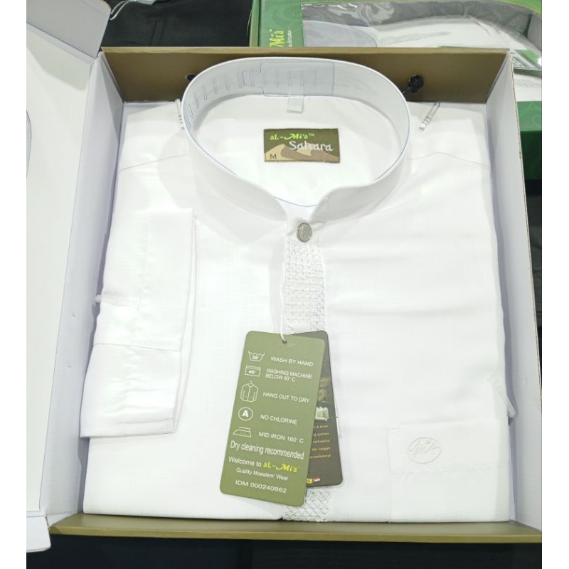 KOKO AL-MIA KUALITAS TERBAIK (KW-1) BAJU MUSLIM MEREK AL-MIA LENGAN PANJANG ORIGINAL,