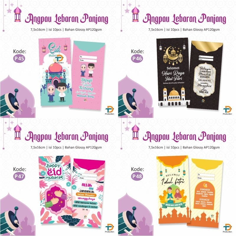 

AMPLOP ANGPAO ANGPAU LEBARAN PANJANG LUCU 2025 MURAH