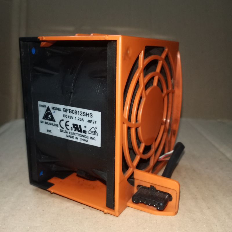 kipas double fan Delta GFB0812SHS /12volt 1,2amper high speed.8x8x5,5cm
